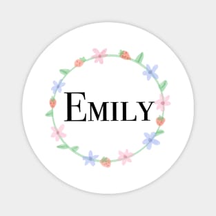 Emily name design Magnet